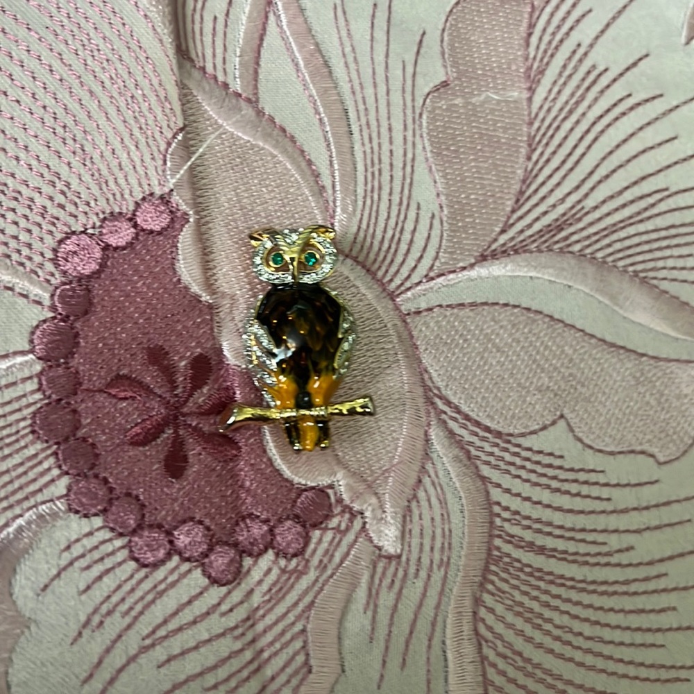 Vintage Owl Brooch